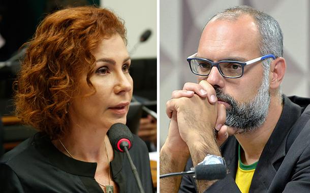 Carla Zambelli e Allan dos Santos