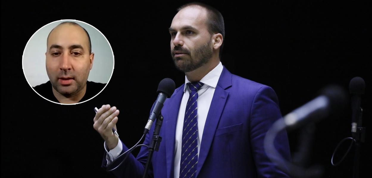 Fernando Cerimedo e Eduardo Bolsonaro