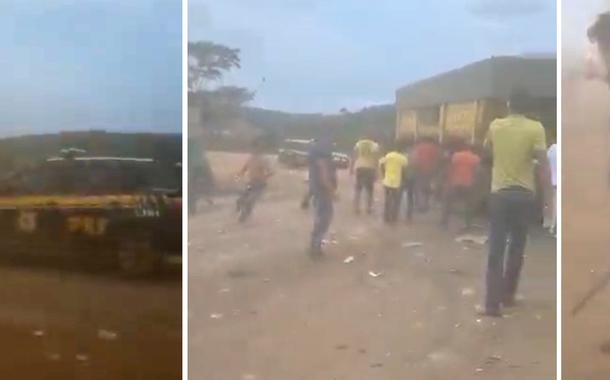 Bolsonaristas atiram contra a PRF no Pará