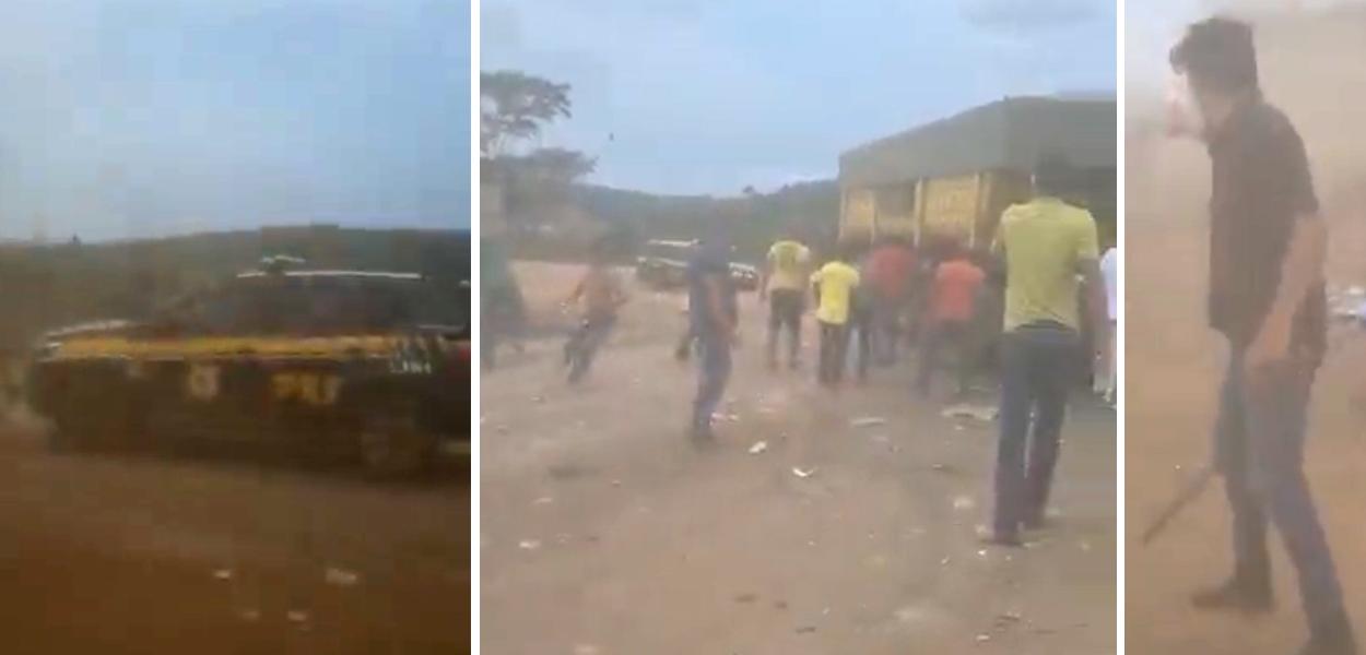 Bolsonaristas atiram contra a PRF no Pará