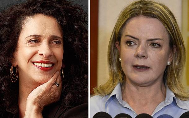 Gal Costa e Gleisi Hoffmann