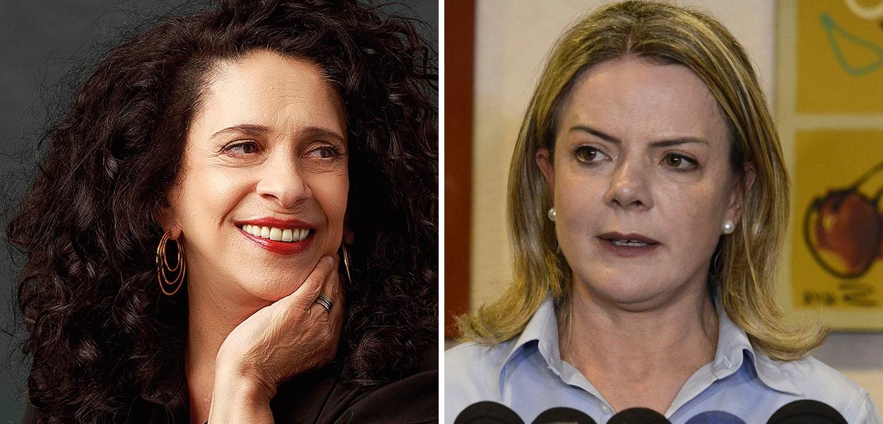 Gal Costa e Gleisi Hoffmann