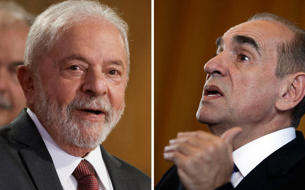 Luiz Inácio Lula da Silva (à esq.) e o senador Marcelo Castro, relator do Orçamento 2023