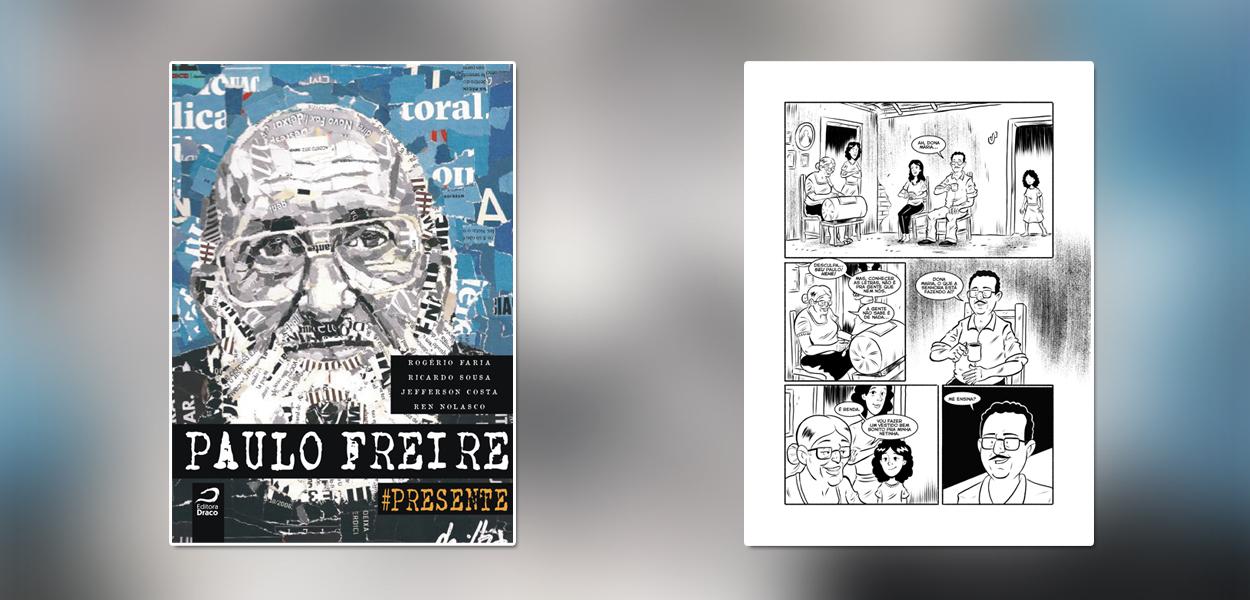 Biografia de Paulo Freire em quadrinhos