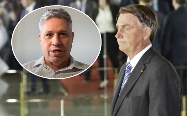 Paulo Teixeira e Jair Bolsonaro
