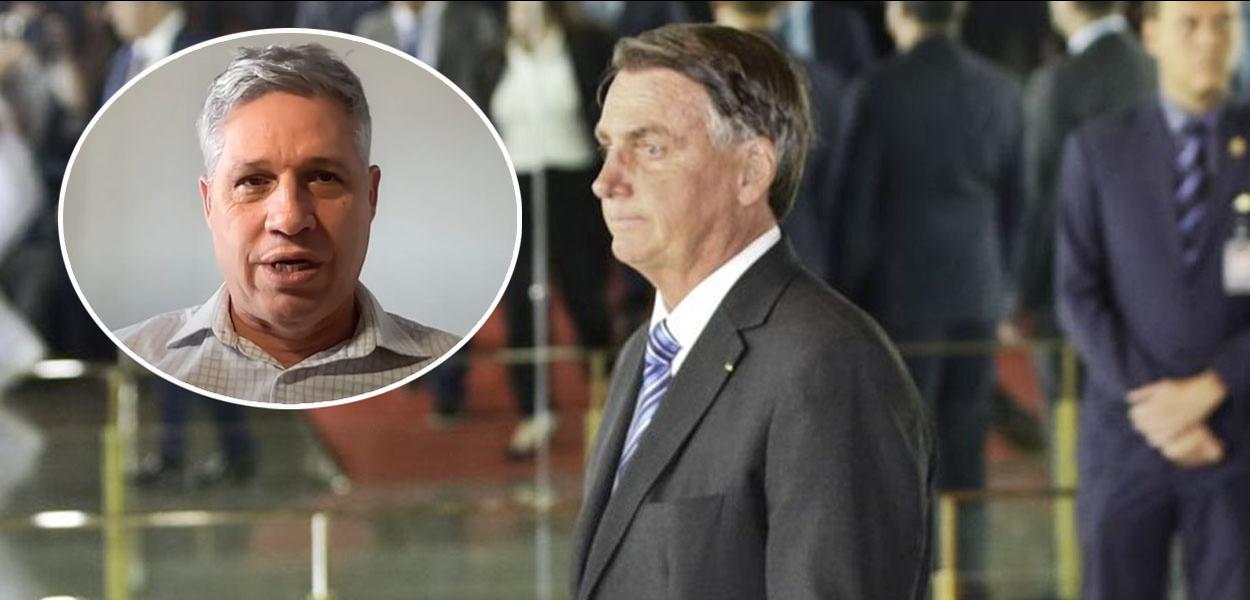 Paulo Teixeira e Jair Bolsonaro