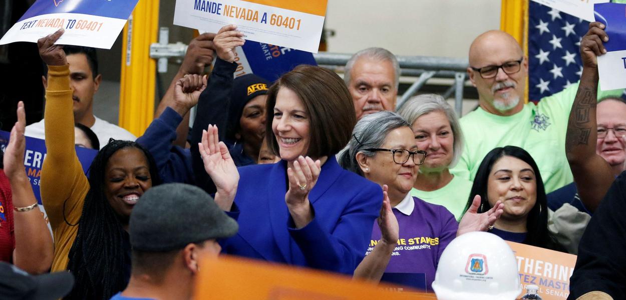 Senadora norte-americana Catherine Cortez Masto, democrata
