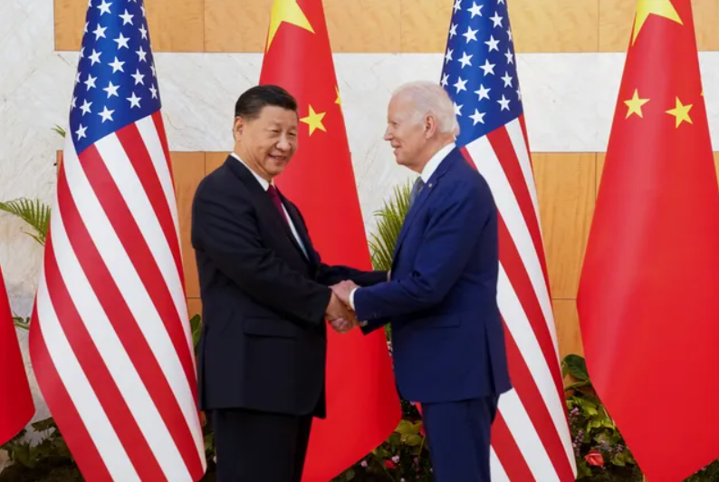 Xi Jinping e Joe Biden