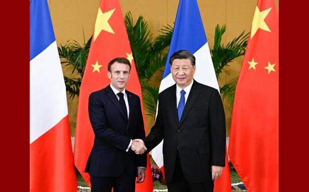 Macron e Xi na Indonéria, 15 de novembro de 2022, Reuters