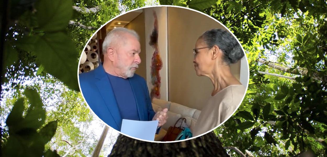 Lula e Marina Silva