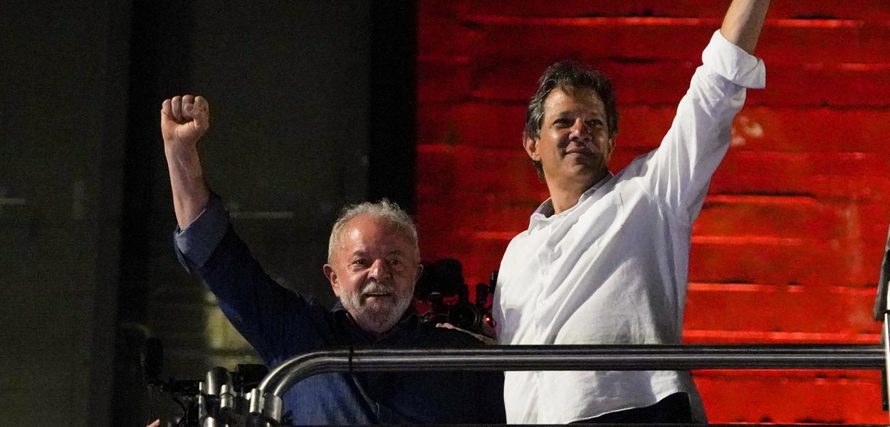 Luiz Inácio Lula da Silva e Fernando Haddad