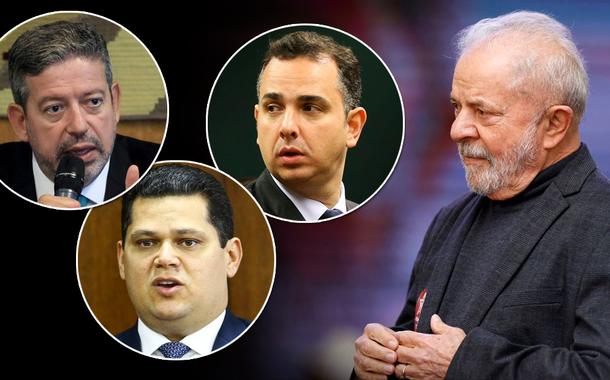 Arthur Lira, Davi Alcolumbre, Rodrigo Pacheco e Lula