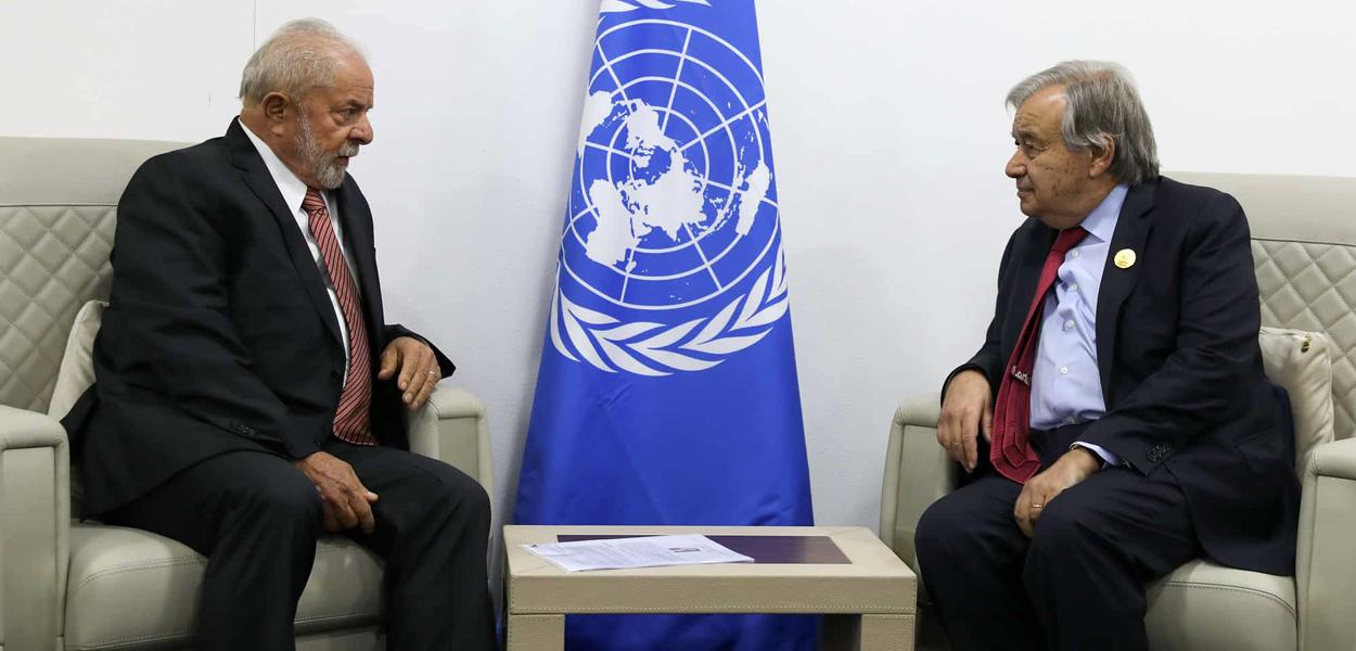 Lula se encontra com secretário-geral das Nações Unidas, Antonio Guterres