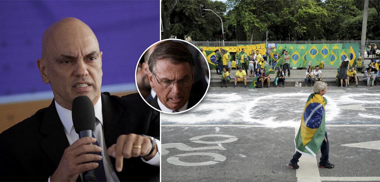 Alexandre de Moraes, Bolsonaro e ato golpista