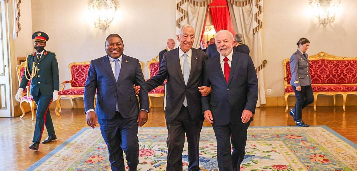 Filipe Nyusi, Marcelo Rebelo de Sousa e Luiz Inácio Lula da Silva