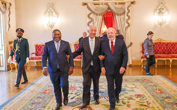 Filipe Nyusi, Marcelo Rebelo de Sousa e Luiz Inácio Lula da Silva