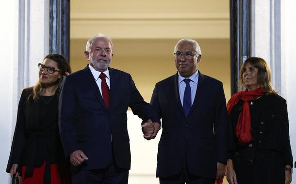 Presidente eleito Luiz Inácio Lula da Silva e premiê de Portugal, António Costa, em Lisboa18/11/2022