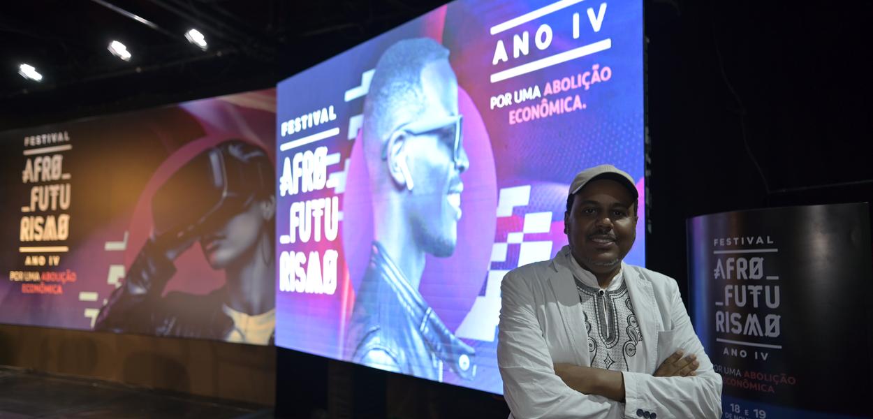 Paulo Rogério Nunes, cofundador da Vale do Dendê e um dos idealizadores do Festival Afrofuturismo (Foto: Fábio Bouzas) Paulo Rogério Nunes, cofundador da Vale do Dendê e um dos idealizadores do Festival Afrofuturismo
