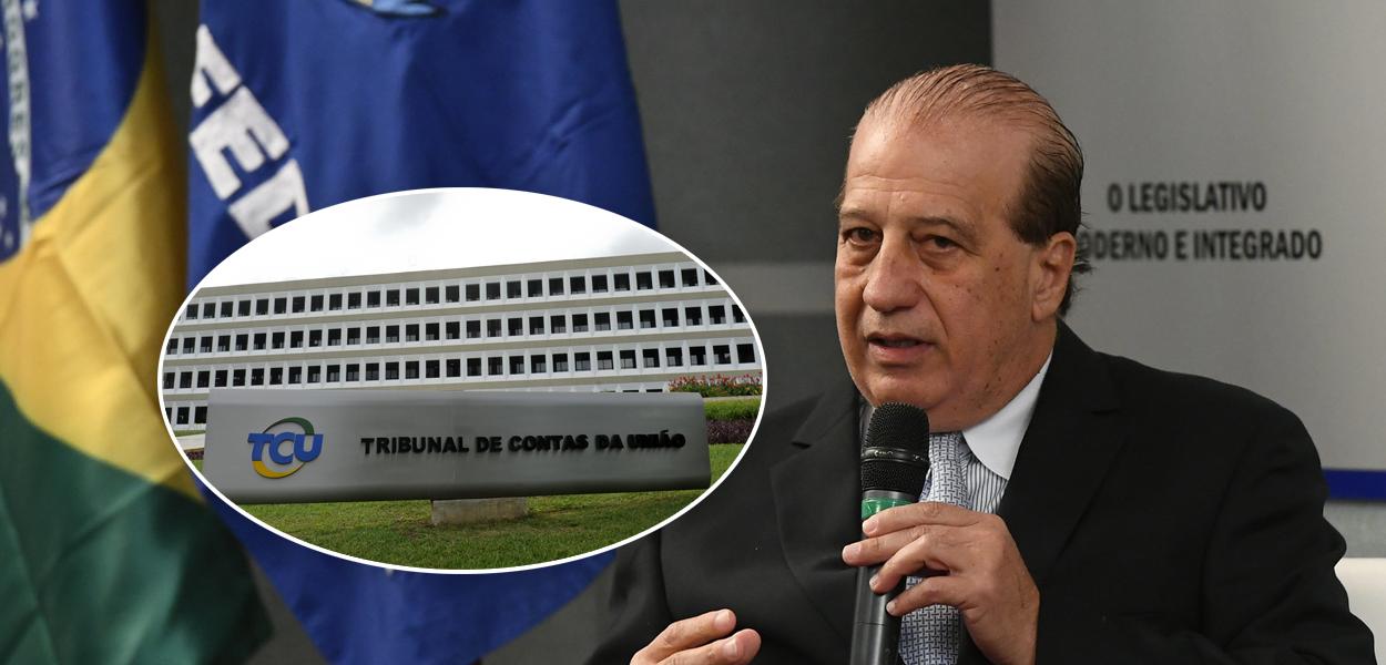 Fachada do TCU e Augusto Nardes