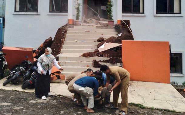Terremoto em Cianjur, na Indonésia