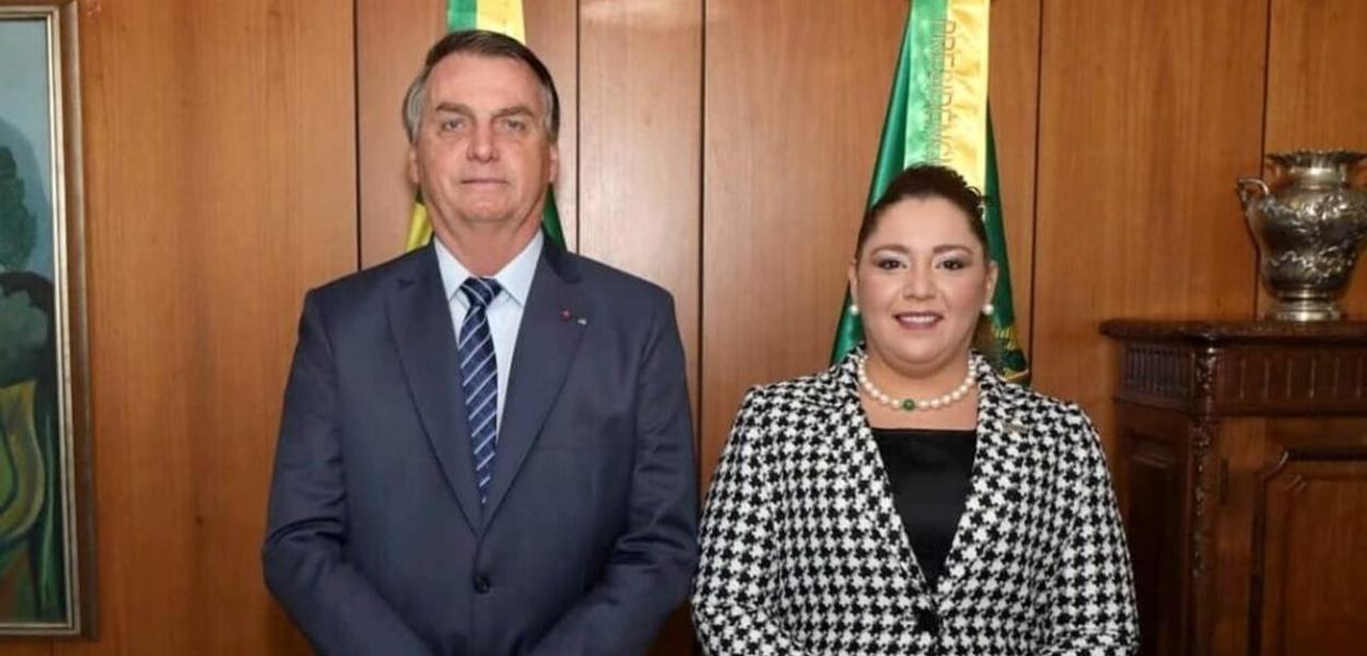 Jair Bolsonaro e Ludimilla Oliveira (Foto: Reprodução/Redes Sociais) Jair Bolsonaro e Ludimilla Oliveira
