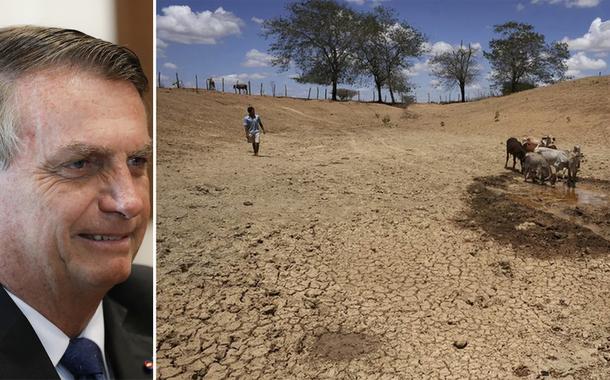 Bolsonaro e seca no nordeste
