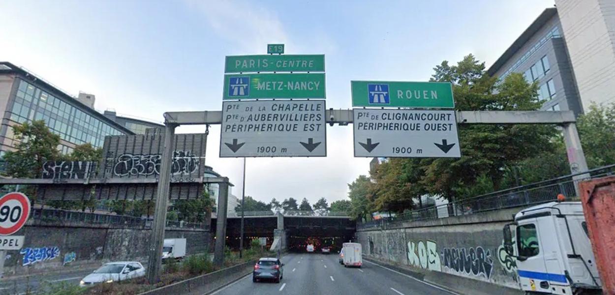 Via em que uma brasileira foi furtada em Saint-Denis, na França