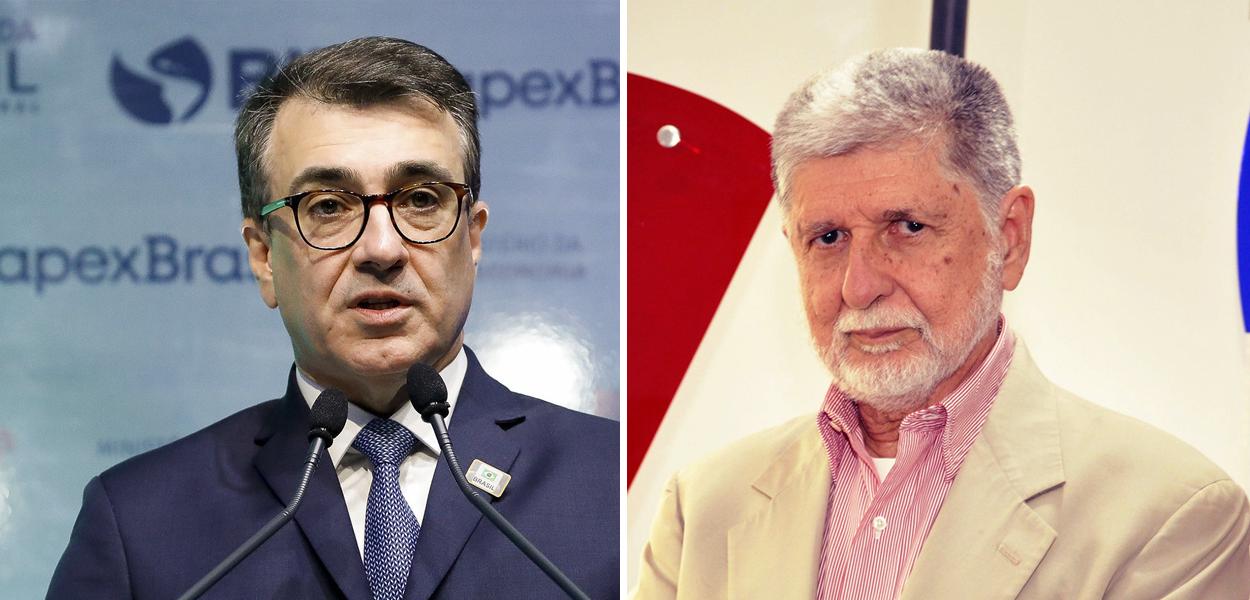 Carlos França e Celso Amorim