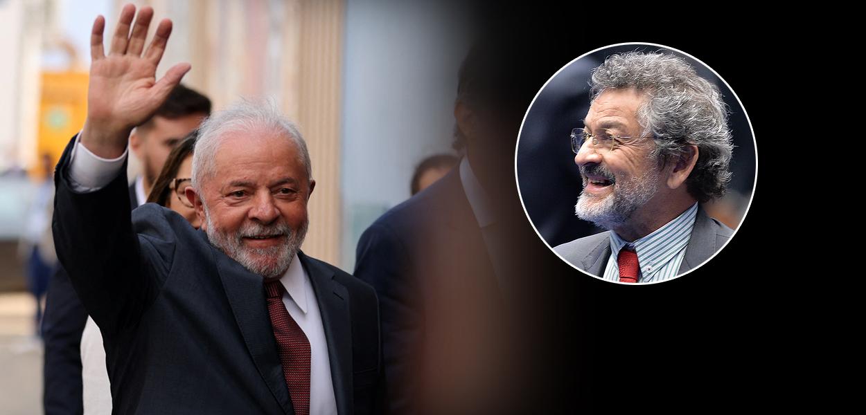 Luiz Inácio Lula da Silva (à esq.) e Paulo Rocha