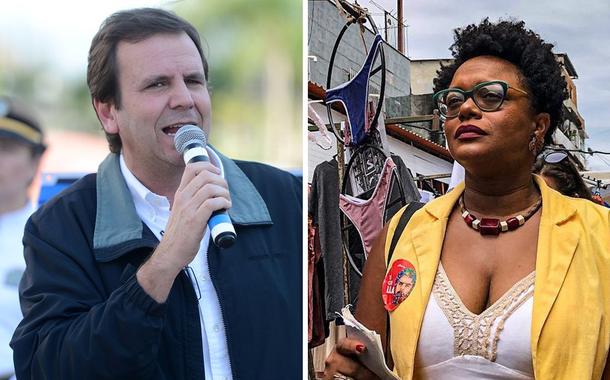 Eduardo Paes e Tainá de Paula