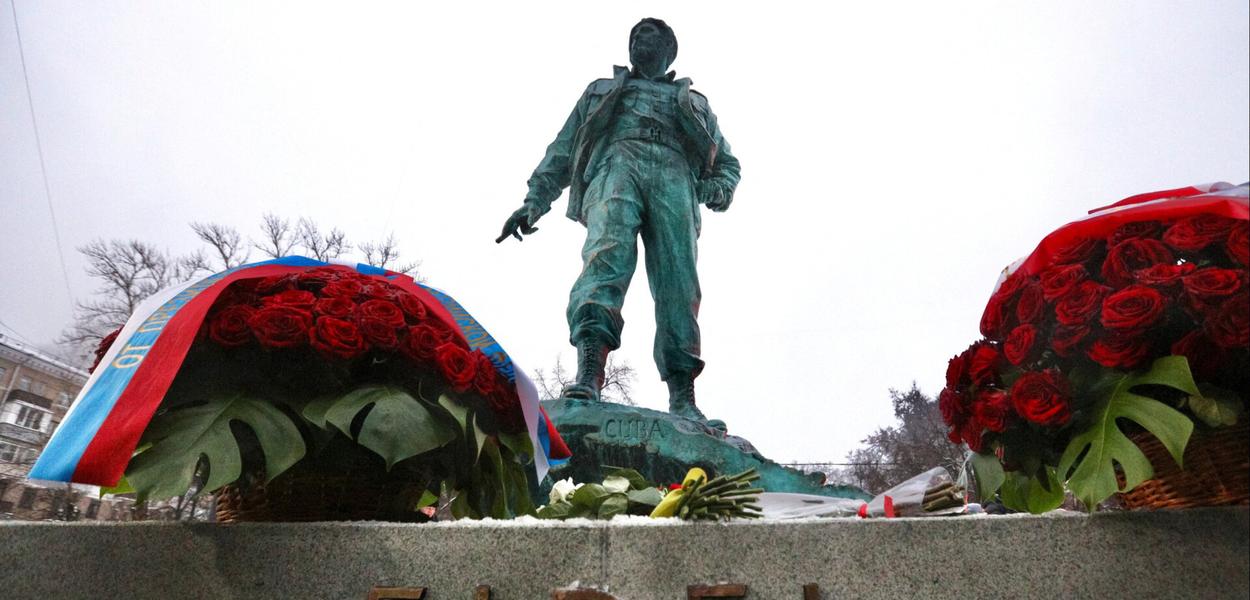 Monumento a Fidel iaugurado em Moscou