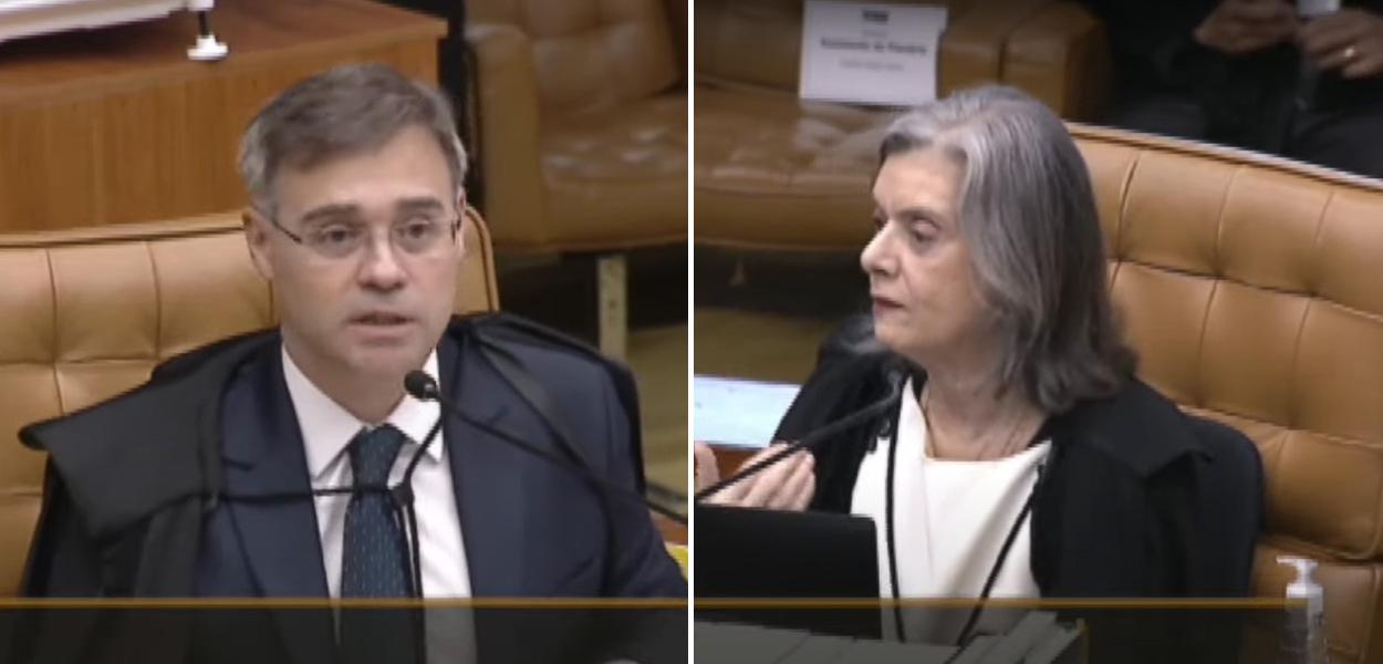 André Mendonça e Cármen Lúcia