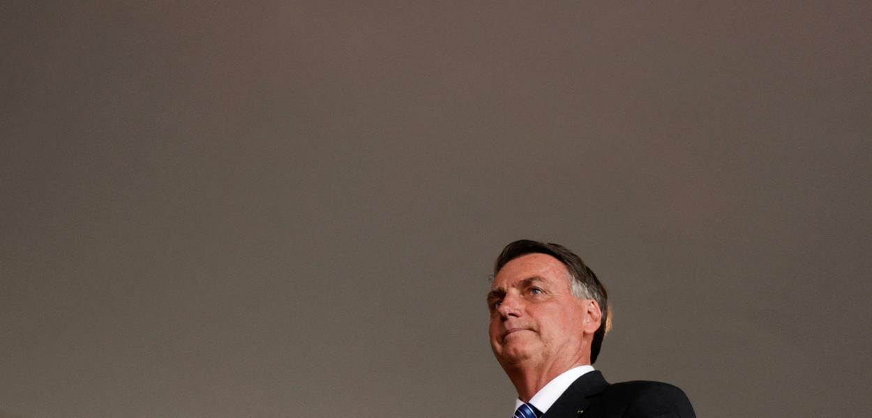 Presidente Jair Bolsonaro no Palácio da Alvorada, em Brasília (01/11/2022)