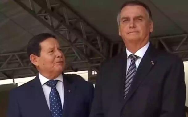 Hamilton Mourão e Jair Bolsonaro