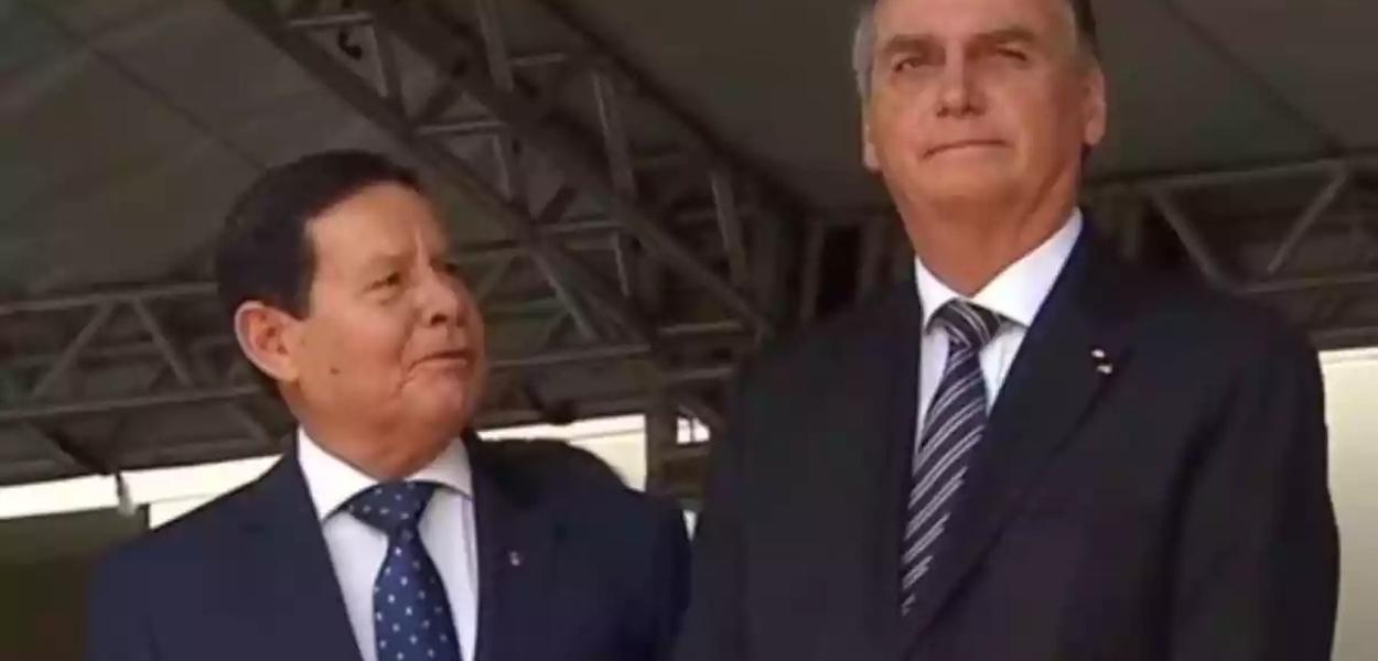 Hamilton Mourão e Jair Bolsonaro