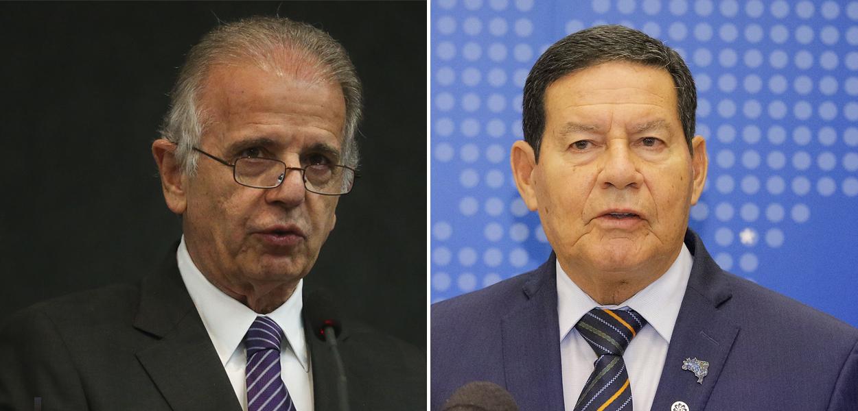 José Múcio e Hamilton Mourão