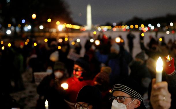 Primeiro aniversário dos ataques ao Capitólio em Washington 6/1/2022