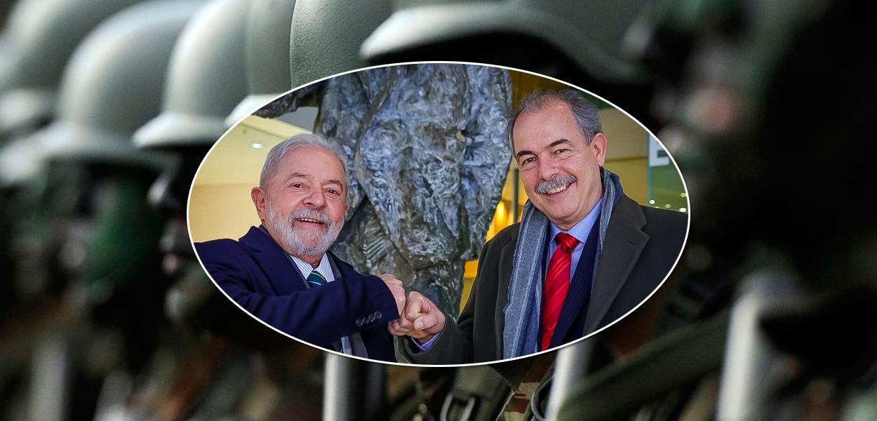 Luiz Inácio Lula da Silva e Aloizio Mercadante