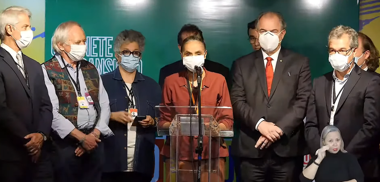 Alessandro Molon, Carlos Minc, Izabela Teixeira, Marina Silva, Aloizio Mercadante e Jorge Viana