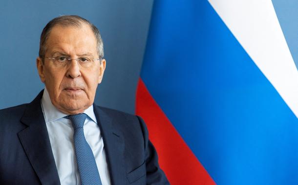 FILE PHOTO: Russian Foreign Minister Sergei Lavrov and Swiss President Ignazio Cassis (not pictured) meet in Geneva, Switzerland, January 21, 2022. Jean-Christophe Bott/Pool via REUTERS