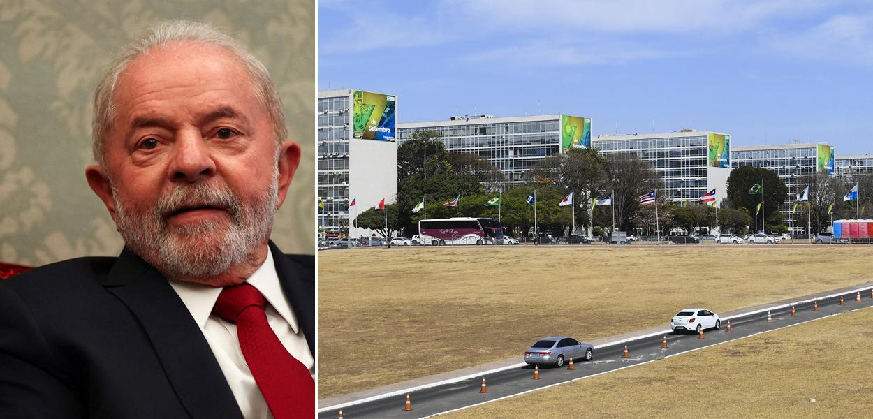 Lula e a Esplanada dos Ministérios