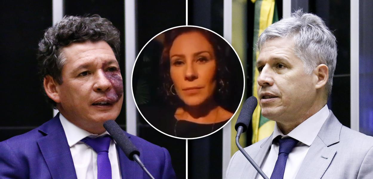 Reginaldo Lopes,  Carla Zambelli e Paulo Teixeira