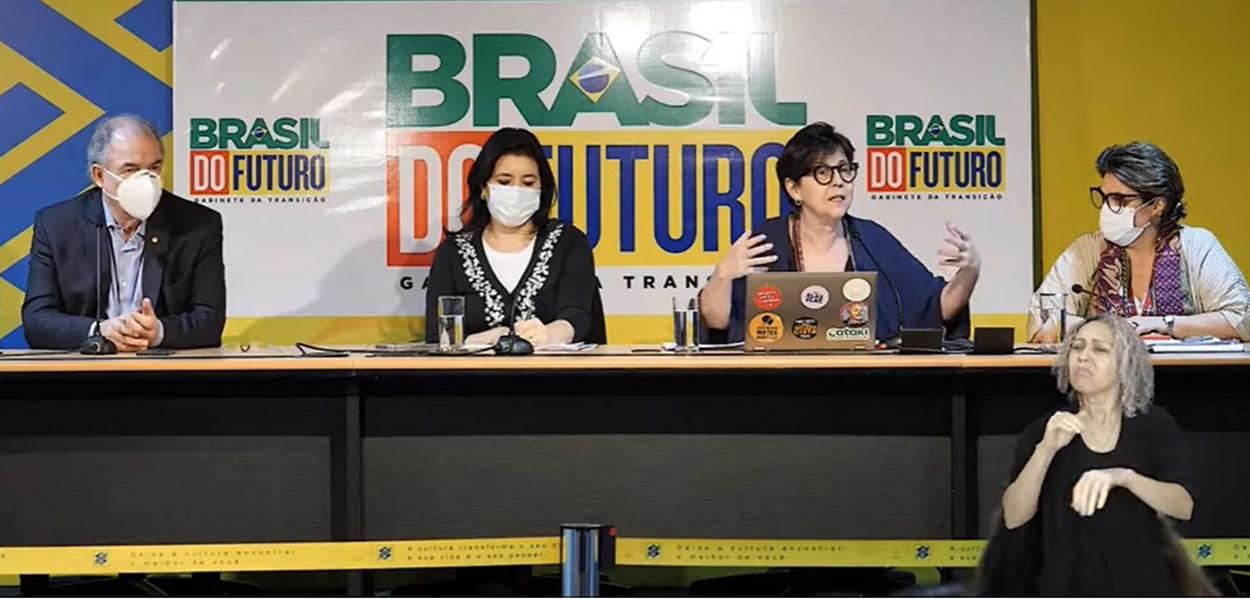 Da esq.: para a dir: Aloizio Mercadante, Simone Tebet, Tereza Campello e Márcia Lopes