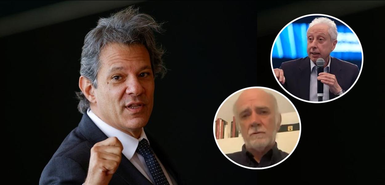 Fernando Haddad, André Lara Resende e Pérsio Arida