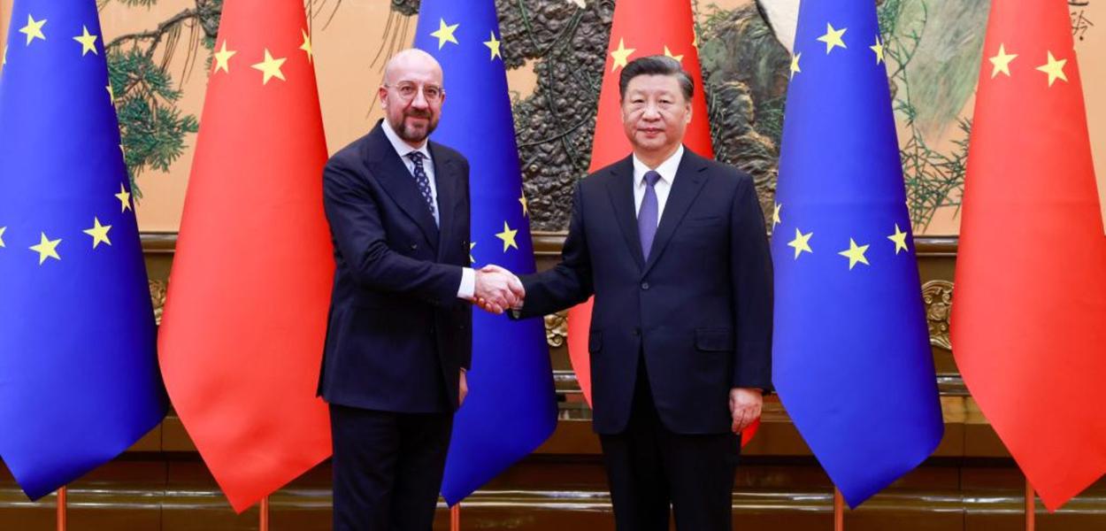 Charles Michel e Xi Jinping
