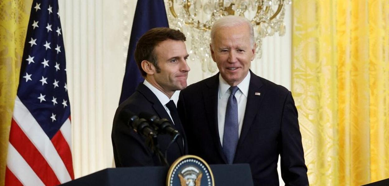 Macron e Biden