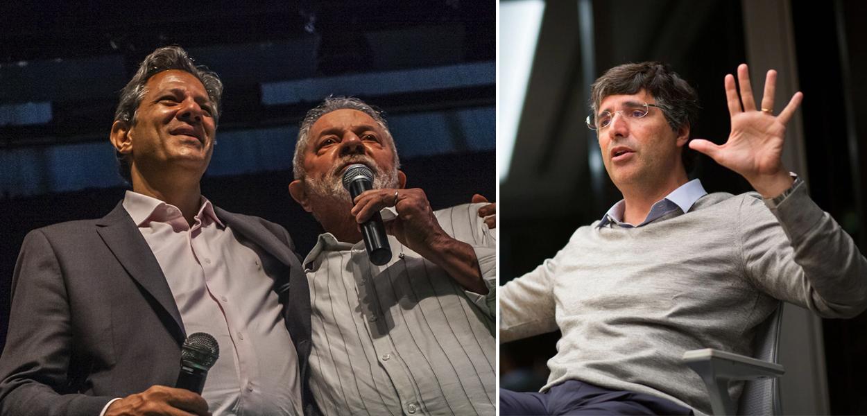 Haddad com Lula e André Esteves