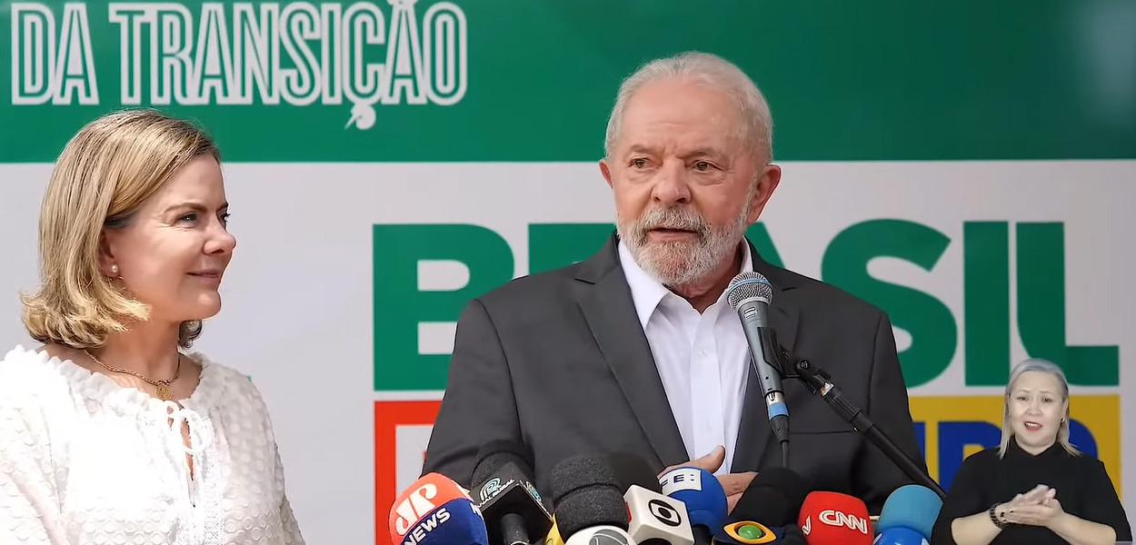 Gleisi Hoffmann e Lula