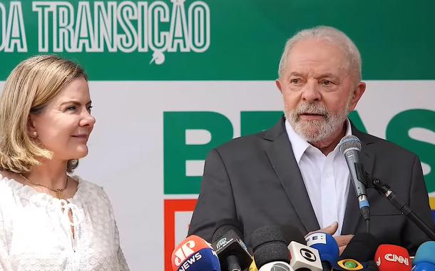 Gleisi Hoffmann e Lula