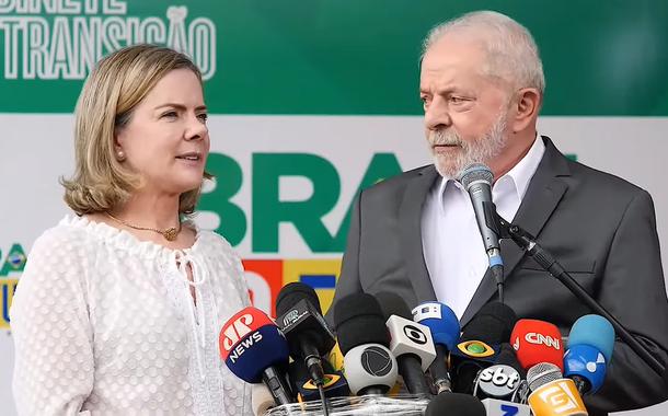 Gleisi Hoffmann e Lula